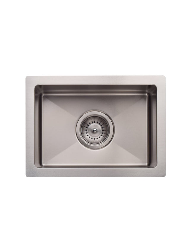 Lavello Bar Sink - Single Bowl 382 x 272 - PVD Brushed Nickel (SKU: MKSP-S322222-NK) by Meir