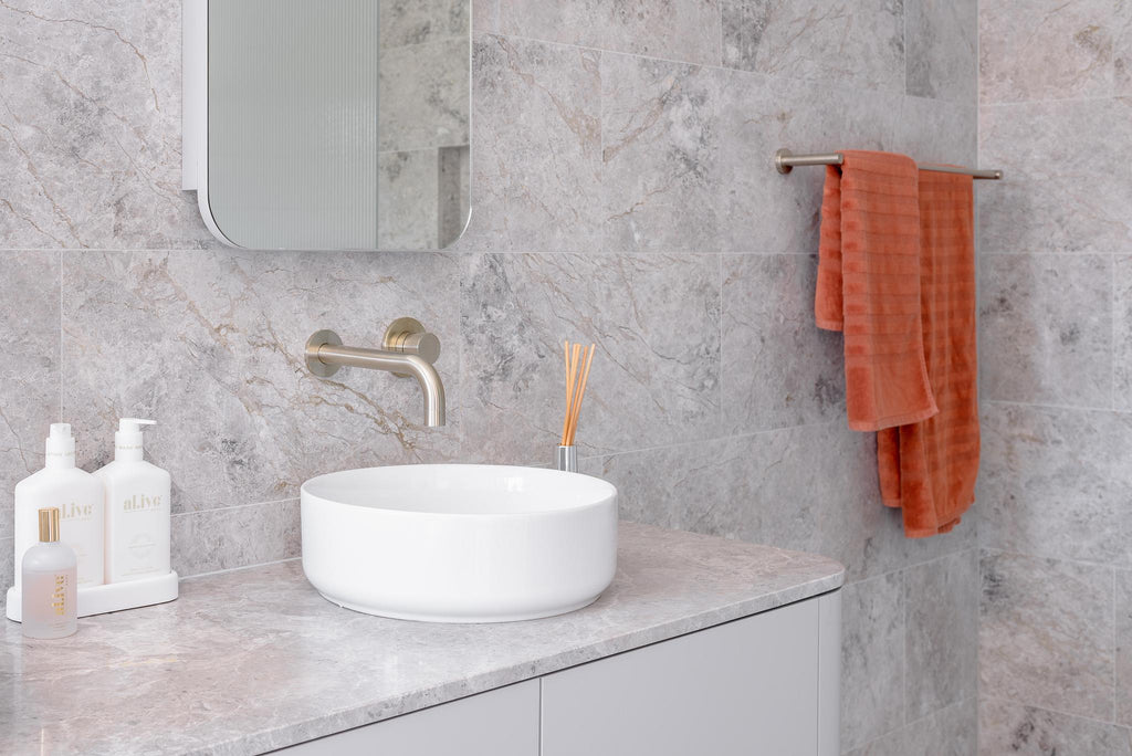 Meir towel top rail