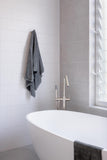 Round Paddle Wall Mixer - PVD Brushed Nickel - MW03PD-PVDBN
