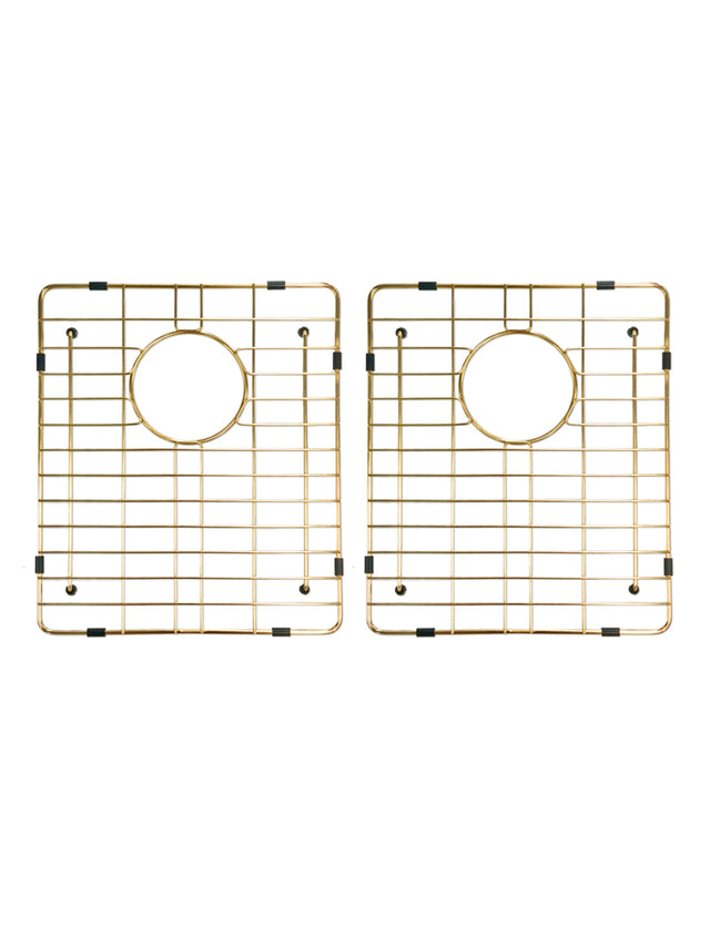 Lavello Protection Grid for MKSP-D760440 (2pcs) - Brushed Bronze Gold (SKU: GRID-05-BB) by Meir