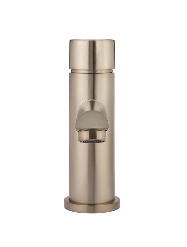 Round Pinless Basin Mixer - Champagne (SKU: MB02PN-CH) by Meir