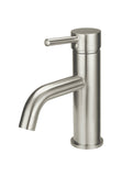 Round Basin Mixer Curved - PVD Brushed Nickel - MB03-PVDBN