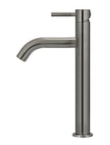 Piccola Tall Basin Mixer Tap with 130mm Spout - Shadow Gunmetal - MB03XL.01-PVDGM