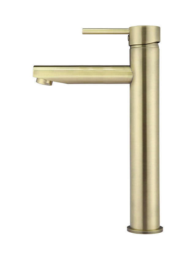 Round Tall Basin Mixer - PVD Tiger Bronze (SKU: MB04-R2-PVDBB) by Meir