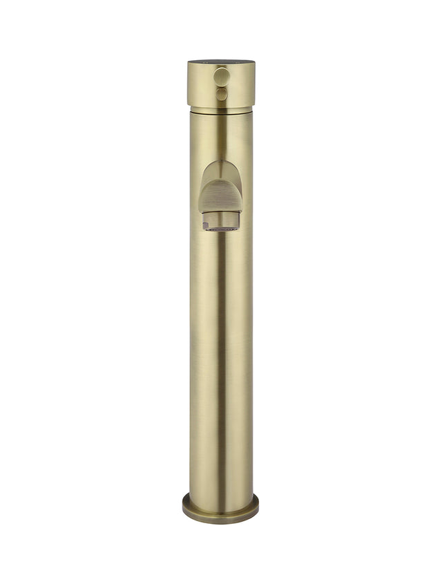 Round Tall Basin Mixer - PVD Tiger Bronze (SKU: MB04-R2-PVDBB) by Meir