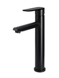 Round Paddle Tall Basin Mixer - Matte Black - MB04PD-R2