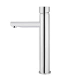 Round Pinless Tall Basin Mixer - Polished Chrome - MB04PN-R2-C