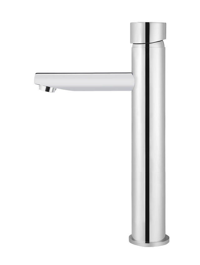 Round Pinless Tall Basin Mixer - Polished Chrome (SKU: MB04PN-R2-C) by Meir