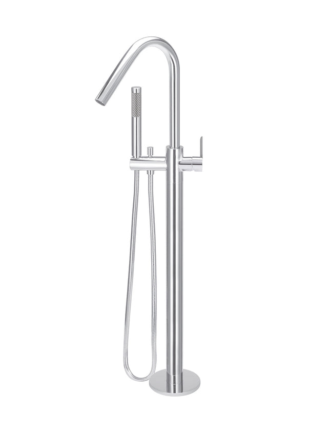 Round Paddle Freestanding Bath Spout and Hand Shower - Default Title (SKU: MB09PD-C) by Meir