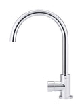 Round Gooseneck Kitchen Mixer Tap with Pinless Handle - Polished Chrome - MK03PN-C