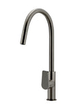 Round Paddle Piccola Pull Out Kitchen Mixer Tap - Shadow Gunmetal - MK17PD-PVDGM