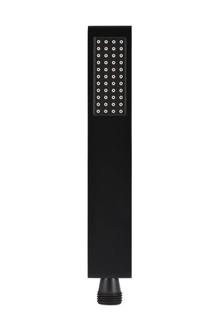 Square Hand Shower Single Function - Matte Black