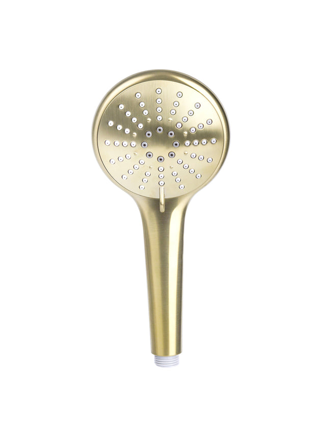 Round Hand Shower Three-Function - PVD Tiger Bronze (SKU: MP01S-B-PVDBB) by Meir