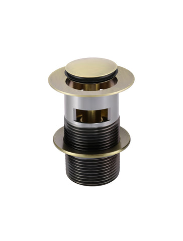 Basin Pop Up Waste 32mm - Overflow / Slotted - PVD Tiger Bronze