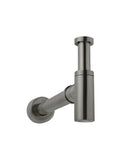 Round Bottle Trap for 32mm basin waste and 40mm outlet - Shadow Gunmetal - MP05-R-PVDGM