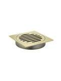 Square Floor Grate Shower Drain 100mm outlet - PVD Tiger Bronze - MP06-100-PVDBB
