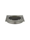 Square Floor Grate Shower Drain 100mm outlet - Shadow Gunmetal - MP06-100-PVDGM