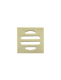 Square Floor Grate Shower Drain 50mm outlet - PVD Tiger Bronze - MP06-50-PVDBB