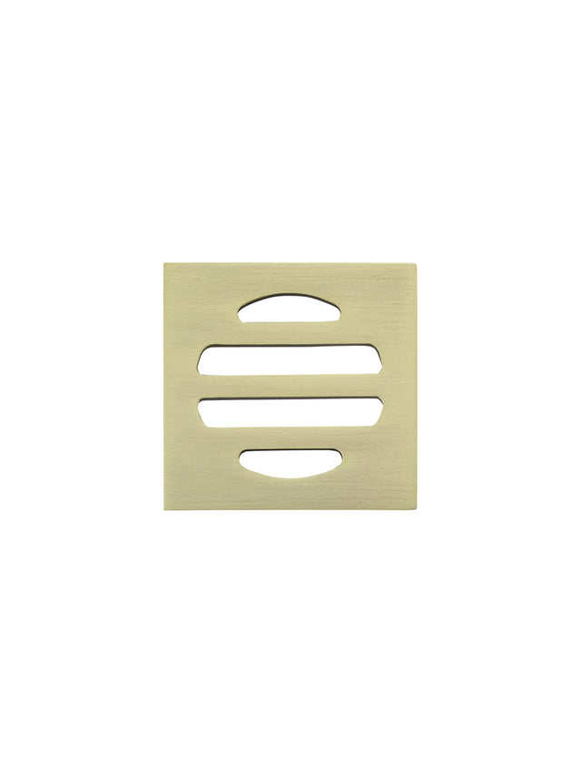 Square Floor Grate Shower Drain 50mm outlet - PVD Tiger Bronze (SKU: MP06-50-PVDBB) by Meir