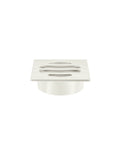 Square Floor Grate Shower Drain 50mm outlet - PVD Brushed Nickel - MP06-50-PVDBN
