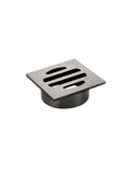 Square Floor Grate Shower Drain 50mm outlet - Shadow Gunmetal - MP06-50-PVDGM