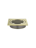 Square Floor Grate Shower Drain 80mm outlet - PVD Tiger Bronze - MP06-80-PVDBB