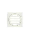 Square Floor Grate Shower Drain 80mm outlet - PVD Brushed Nickel - MP06-80-PVDBN