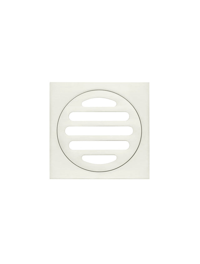 Square Floor Grate Shower Drain 80mm outlet - Default Title (SKU: MP06-80-PVDBN) by Meir