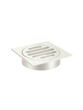 Square Floor Grate Shower Drain 80mm outlet - PVD Brushed Nickel - MP06-80-PVDBN