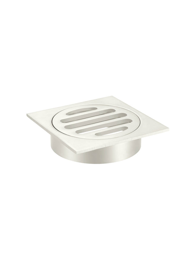 Square Floor Grate Shower Drain 80mm outlet - Default Title (SKU: MP06-80-PVDBN) by Meir