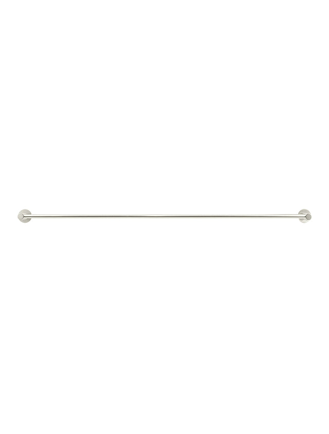 Round Double Towel Rail 900mm - PVD Brushed Nickel (SKU: MR01-R90-PVDBN) by Meir