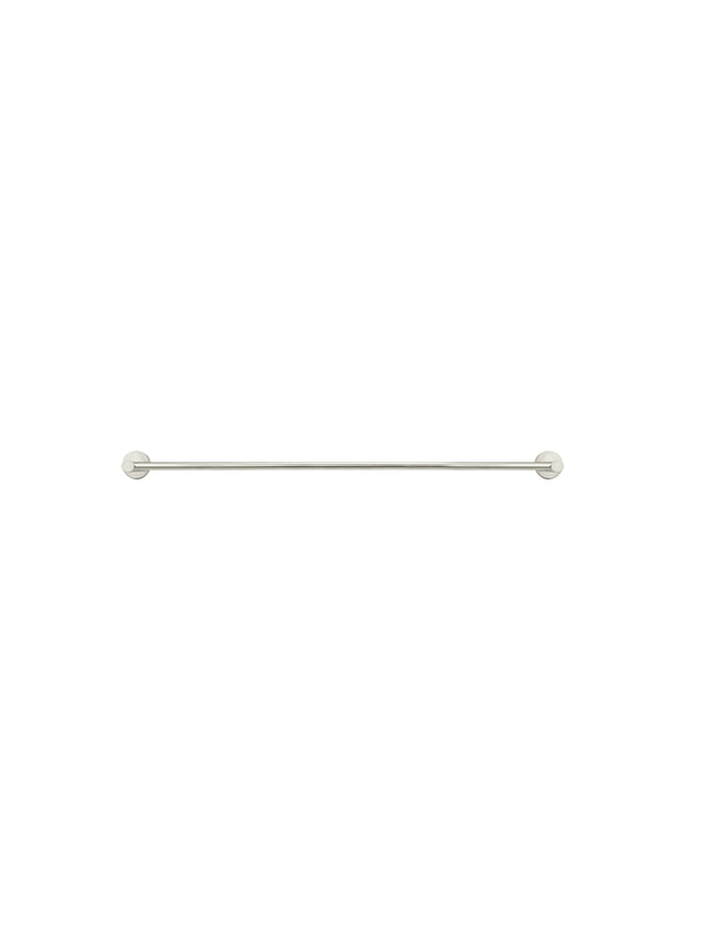 Round Single Towel Rail 600mm - PVD Brushed Nickel (SKU: MR01-SR60-PVDBN) by Meir