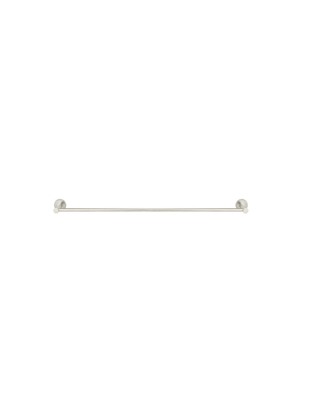 Round Single Towel Rail 600mm - PVD Brushed Nickel (SKU: MR01-SR60-PVDBN) by Meir