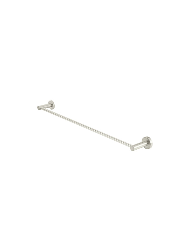 Round Single Towel Rail 600mm - PVD Brushed Nickel (SKU: MR01-SR60-PVDBN) by Meir