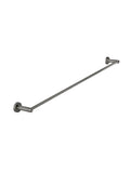 Round Single Towel Rail - Shadow Gunmetal - MR01-SR90-PVDGM