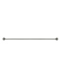 Round Single Towel Rail - Shadow Gunmetal - MR01-SR90-PVDGM