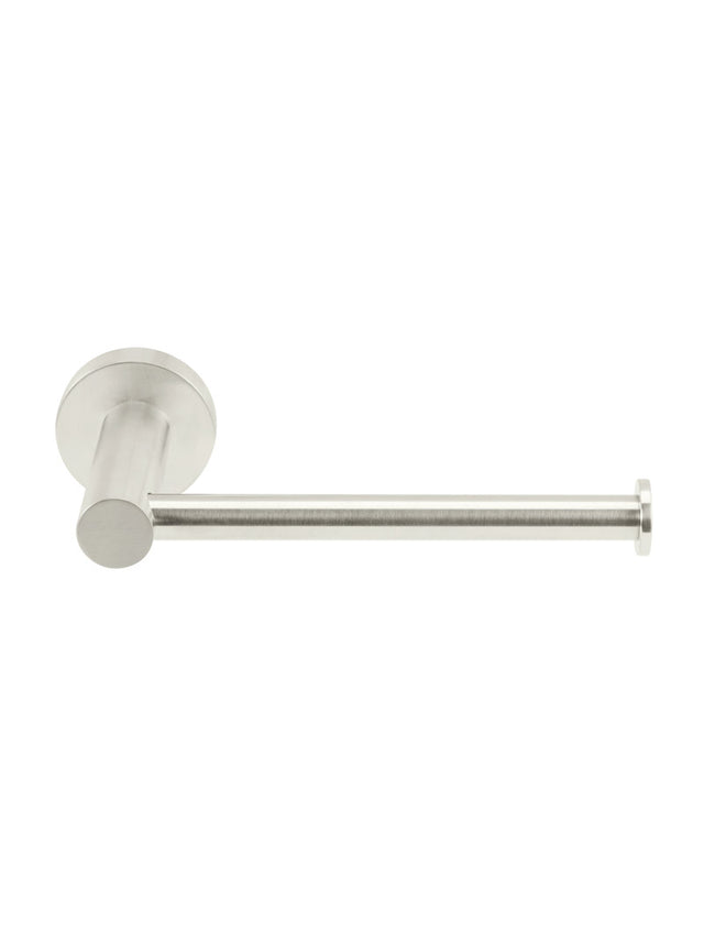 Round Toilet Roll Holder - PVD Brushed Nickel (SKU: MR02-R-PVDBN) by Meir