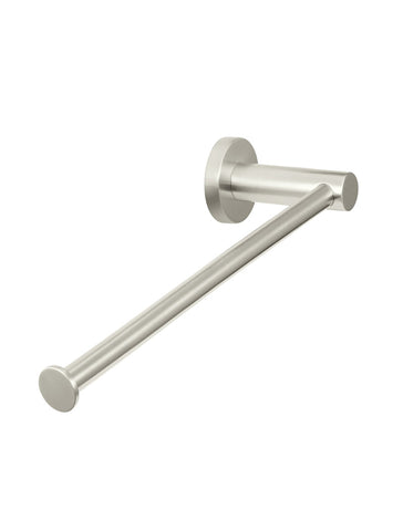 Round Guest Towel Rail - PVD Brushed Nickel