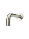 Universal Round Curved Spout - PVD Brushed Nickel - MS05-PVDBN