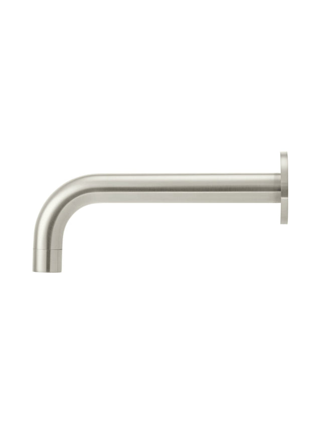 Universal Round Curved Spout - PVD Brushed Nickel (SKU: MS05-PVDBN) by Meir