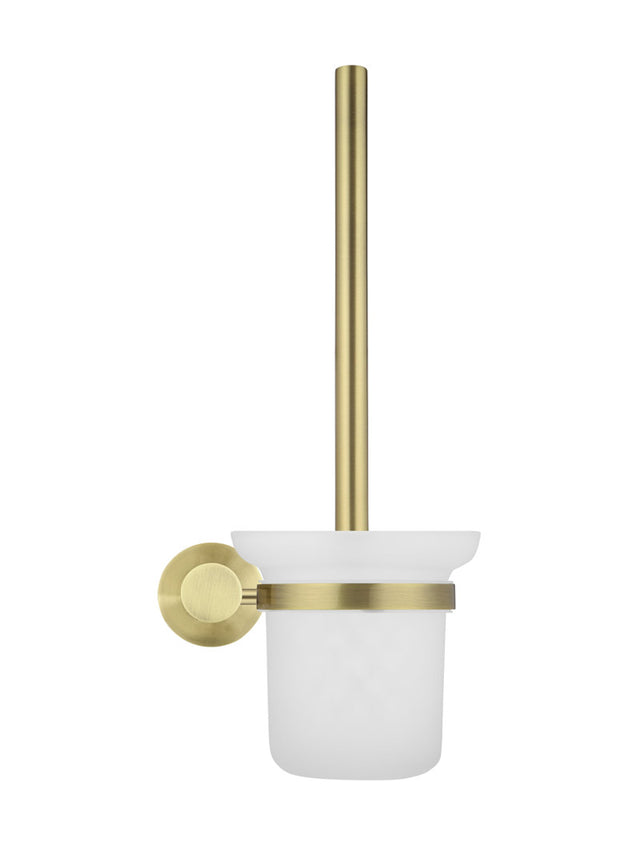 Round Toilet Brush & Holder - PVD Tiger Bronze (SKU: MTO01-R-PVDBB) by Meir