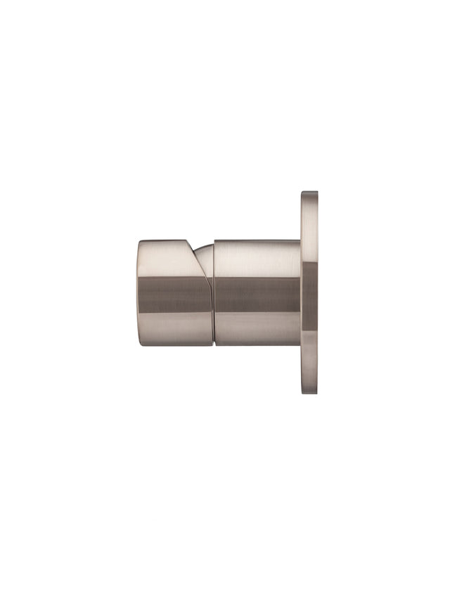Round Pinless Wall Mixer - Champagne (SKU: MW03PN-CH) by Meir