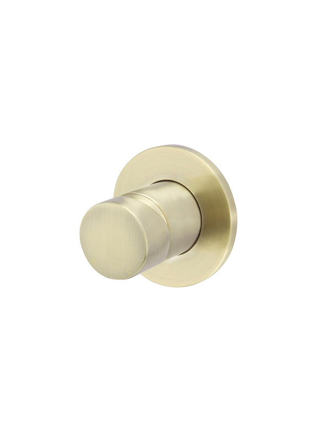 Round Pinless Wall Mixer - PVD Tiger Bronze (SKU: MW03PN-PVDBB) by Meir
