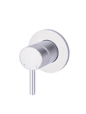 Round Wall Mixer short pin-lever - Polished Chrome - MW03S-C