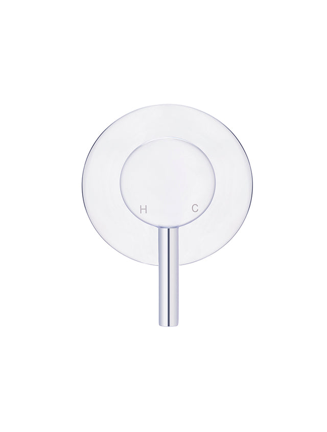 Round Wall Mixer short pin-lever - Polished Chrome (SKU: MW03S-C) by Meir