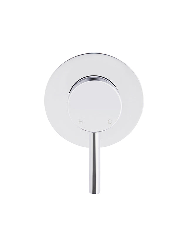 Round Wall Mixer short pin-lever - Polished Chrome (SKU: MW03S-C) by Meir