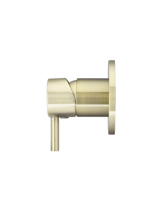 Round Wall Mixer short pin-lever - PVD Tiger Bronze (SKU: MW03S-PVDBB) by Meir