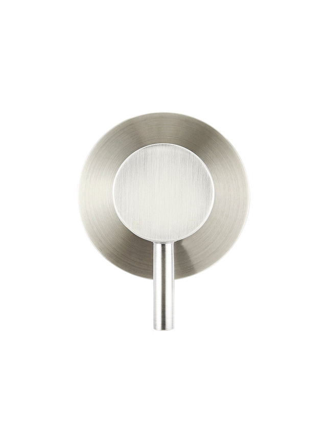 Round Wall Mixer short pin-lever - PVD Brushed Nickel (SKU: MW03S-PVDBN) by Meir