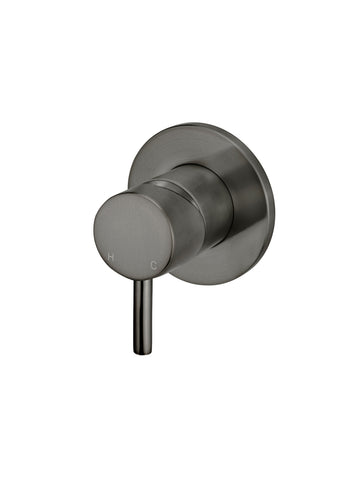 Round Wall Mixer short pin-lever - Shadow Gunmetal