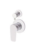 Round Paddle Diverter Mixer - Polished Chrome - MW07TSPD-C